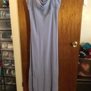 Formal blue dress